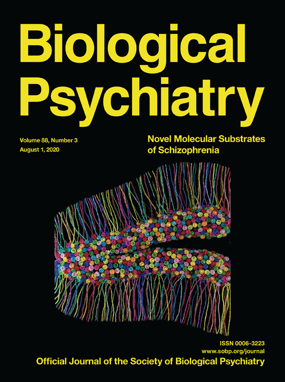 Scientific journal cover featuring neuroscience-inspired bead embroidery artwork.